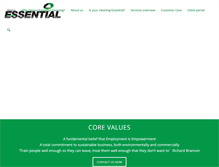 Tablet Screenshot of essential.co.za